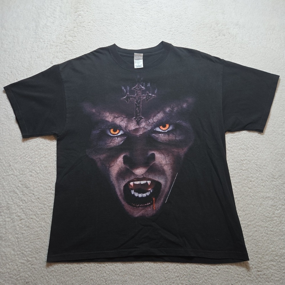 Vintage Vampire Fashion Victim Shirt Mens XL Gothic Dark Wear Horror 90s